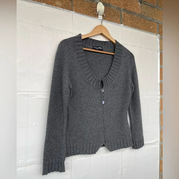 Dolce and Gabbana cashmere preppy aesthetic knitted cardigan 44/8 - Picture 3 of 17